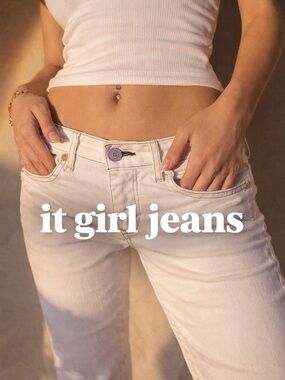 Rock & Republic White Low Rise Bootcut Jeans Size 25